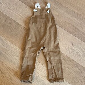 Kids Tan Overalls